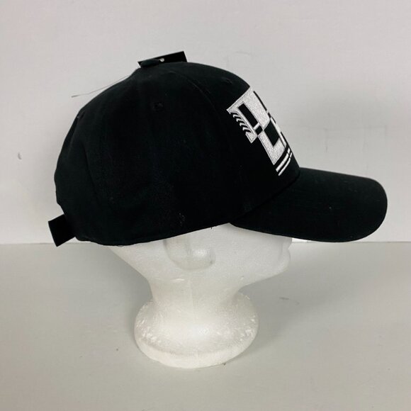 NWT Los Angeles Kings Hat Adidas Strapback Silver Black Big Logo Block Letters - Picture 6 of 11